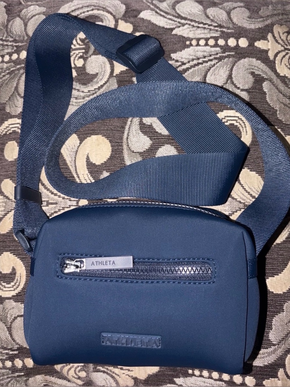 Athleta Navy Compact Crossbody Pouch